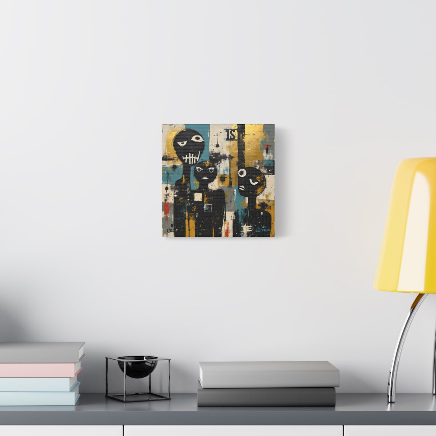 Abstract Art Canvas Print, Unique Wall Decor, Modern Home Art, Black and Gold Artwork, Gift for Art Lovers, Contemporary Artwork