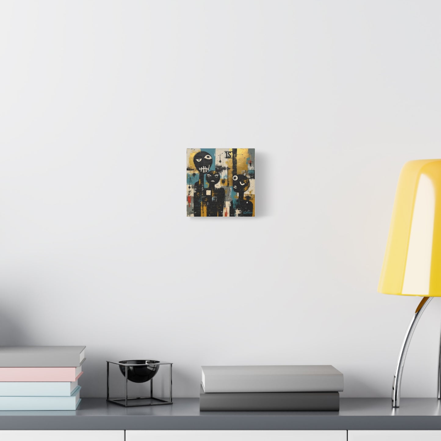 Abstract Art Canvas Print, Unique Wall Decor, Modern Home Art, Black and Gold Artwork, Gift for Art Lovers, Contemporary Artwork